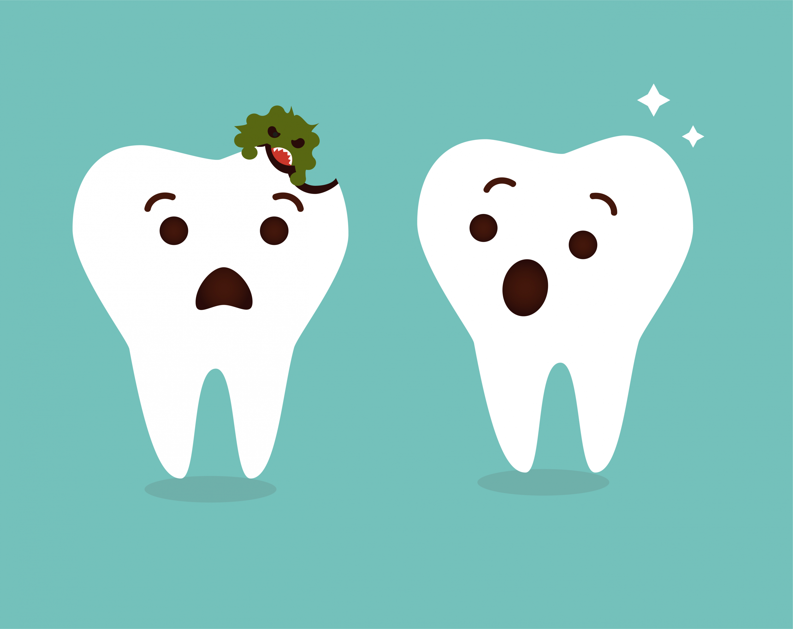 A Plaque Decaying teeth